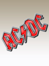 AC/DC - Red Logo Metal Pin (4x1,5Cm)