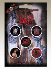 Death - Set 5 Pins (2,5Cm)