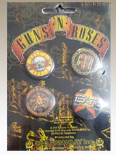 Guns N Roses - Set 4 Pins (2,5Cm)