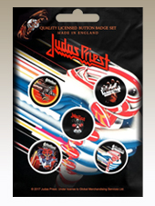 Judas Priest - Set 5 Pins (2,5Cm)